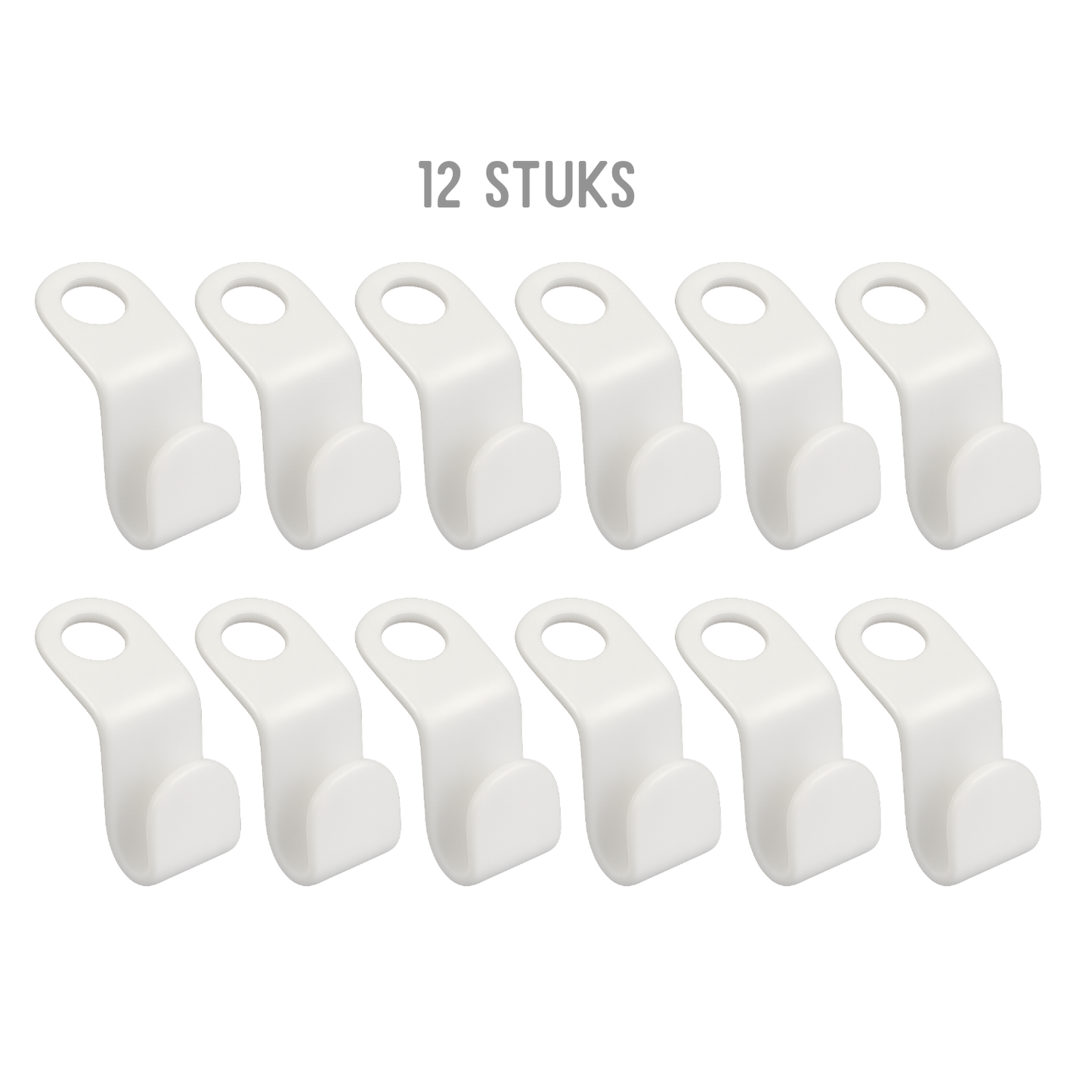 Set van 12 kledinghaakjes – Voor het maken van complete kledingsetjes – Ideaal voor kinderkleding en outfits per week