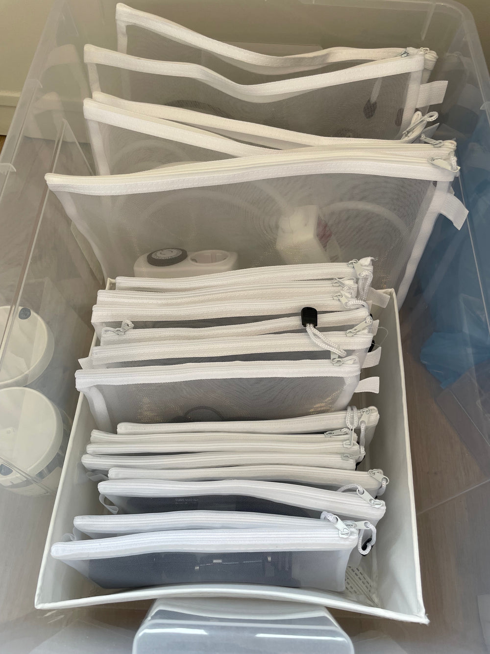 Tech-boxen in gebruik