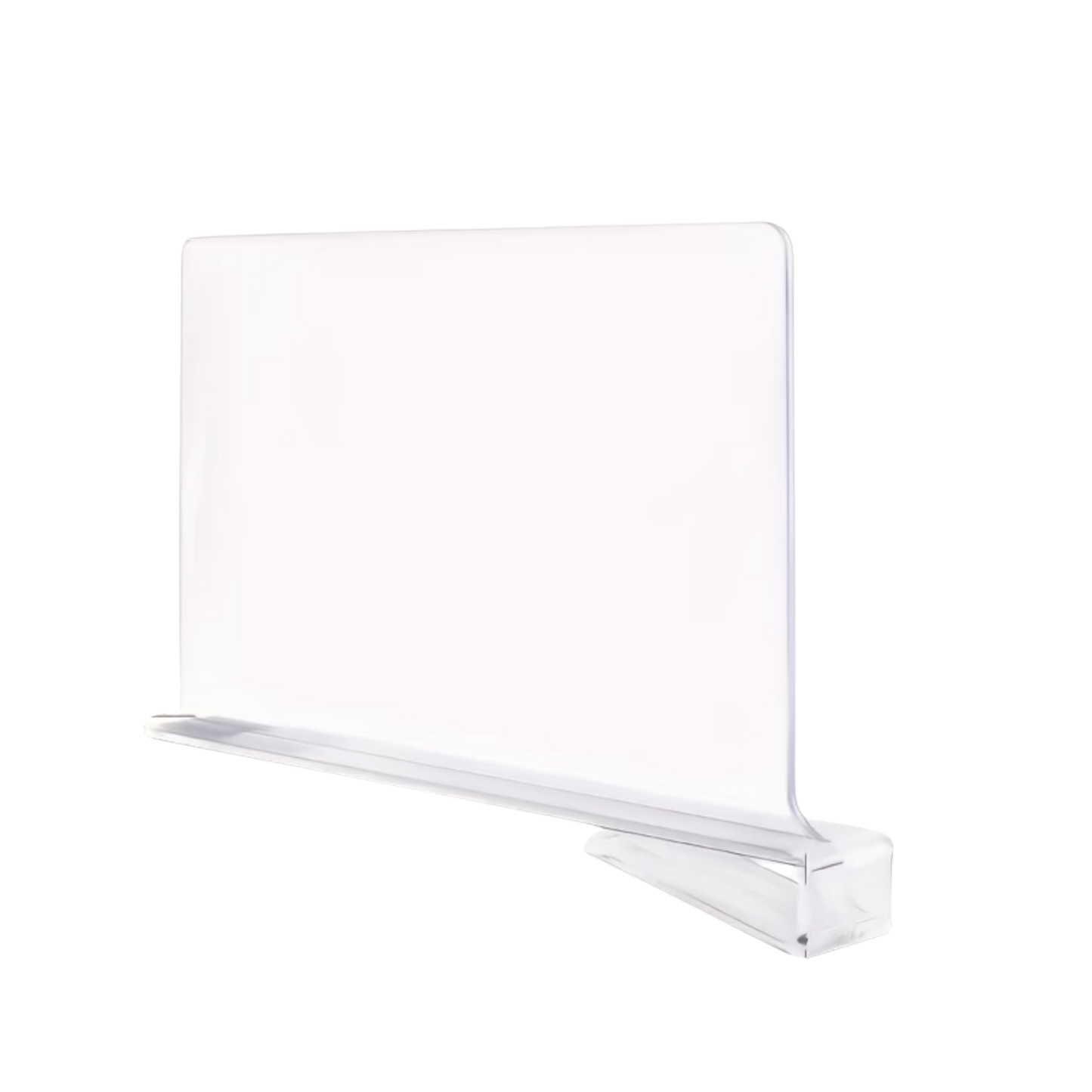 Plankverdelers set van 6 – Transparant – Kast organizers – Keukenkast divider – Antislip – Voor kledingkast, voorraadkast en planken