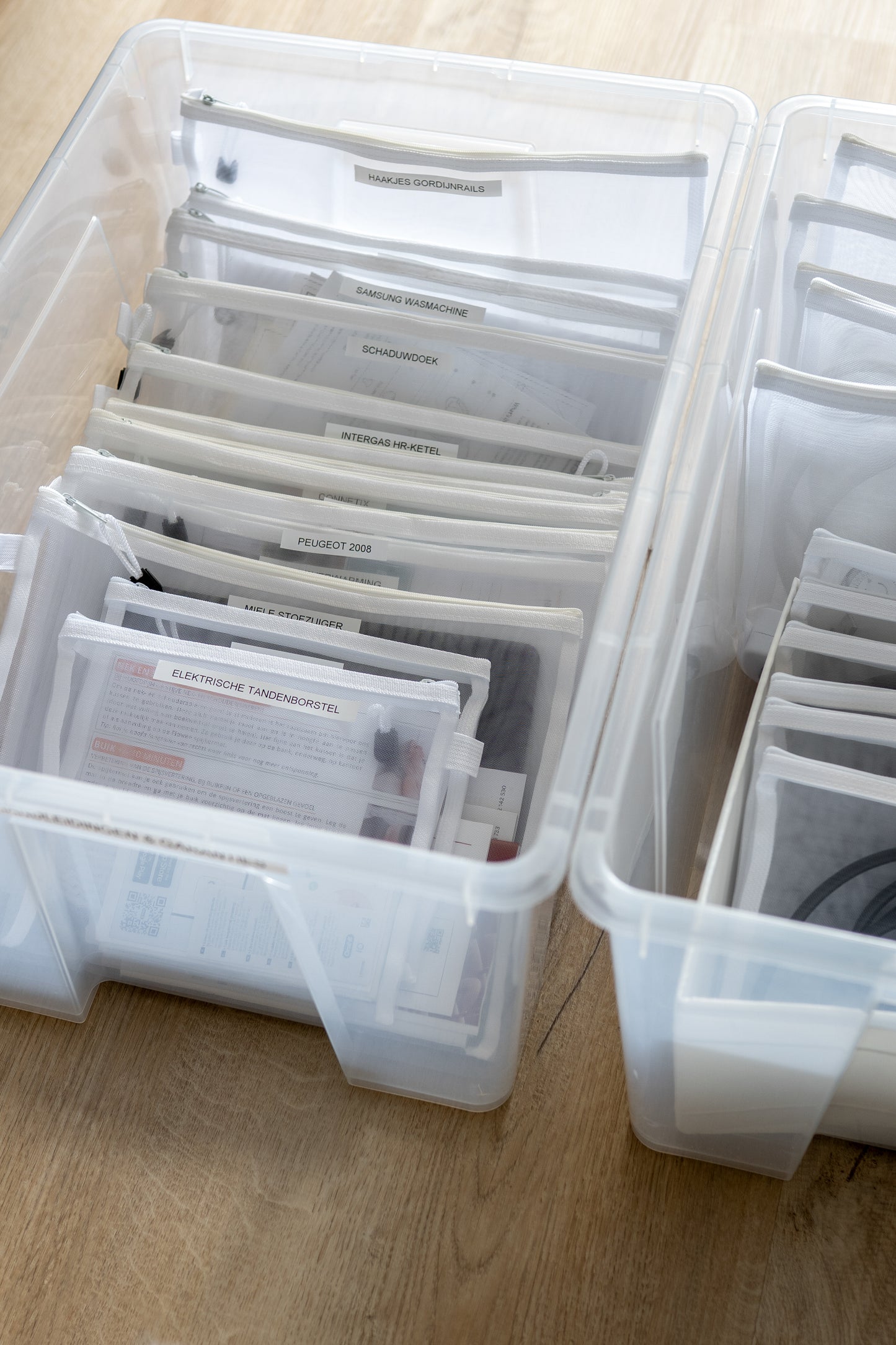 Set van 10 transparante ritssluiting-zakjes (A5 formaat) – Voor documenten, herinneringen en gezinsadministratie