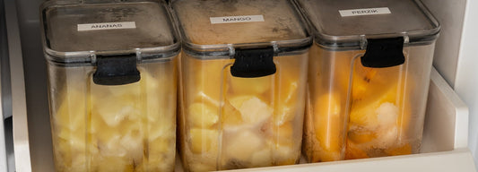 Voorraadpotten set van 5 – 950 ml – Luchtdichte bewaardozen – Vershoudbakjes – Voedselcontainers – Bewaarpotten – Kunststof – BPA-vrij – Stapelbaar – Transparant – Voor pasta, ontbijtgranen, rijst, snoep, suiker